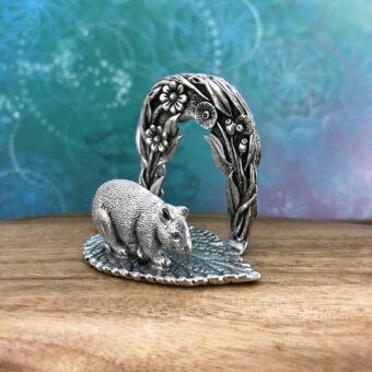 Wombat Australian Souvenir Business Card Holder