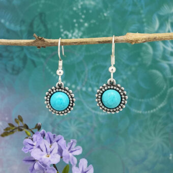 Turquoise Magnesite Earrings