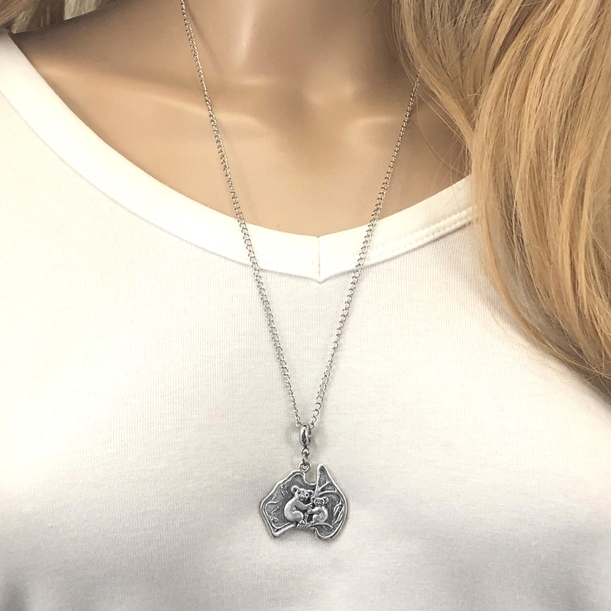 Australia Shape Koalas Long Necklace - Image 2