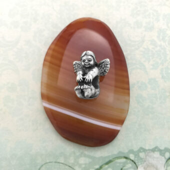 Angel Pewter Bead Charm