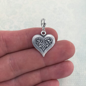 Heart (A) Pewter Charm