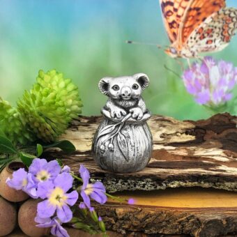 Koala In Gumnut Australian Souvenir Figurine