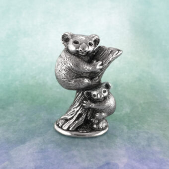 Koala On Tree Australian Souvenir Figurine