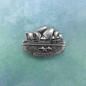 Sydney Opera House Australian Souvenir Pewter Fridge Magnet