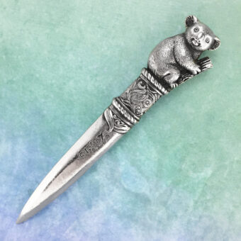 Koala Australian Souvenir Pewter Letter Opener
