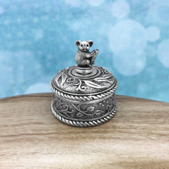 Koala Australian Miniature Souvenir Jewellery Box