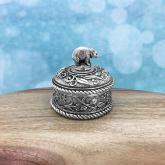 Wombat Australian Miniature Souvenir Jewellery Box