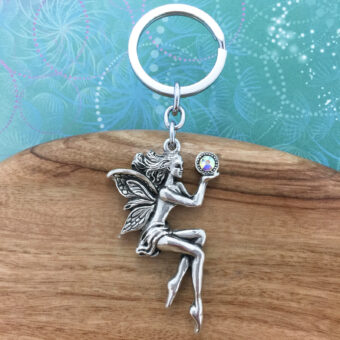 Fairy Keyring with Crystal
