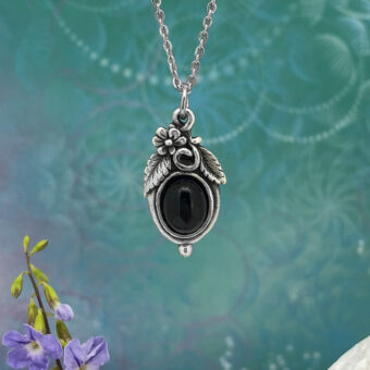 Black Onyx Pendant, Nature Style