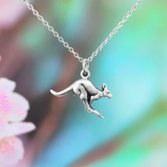 Kangaroo Australian Souvenir Necklace