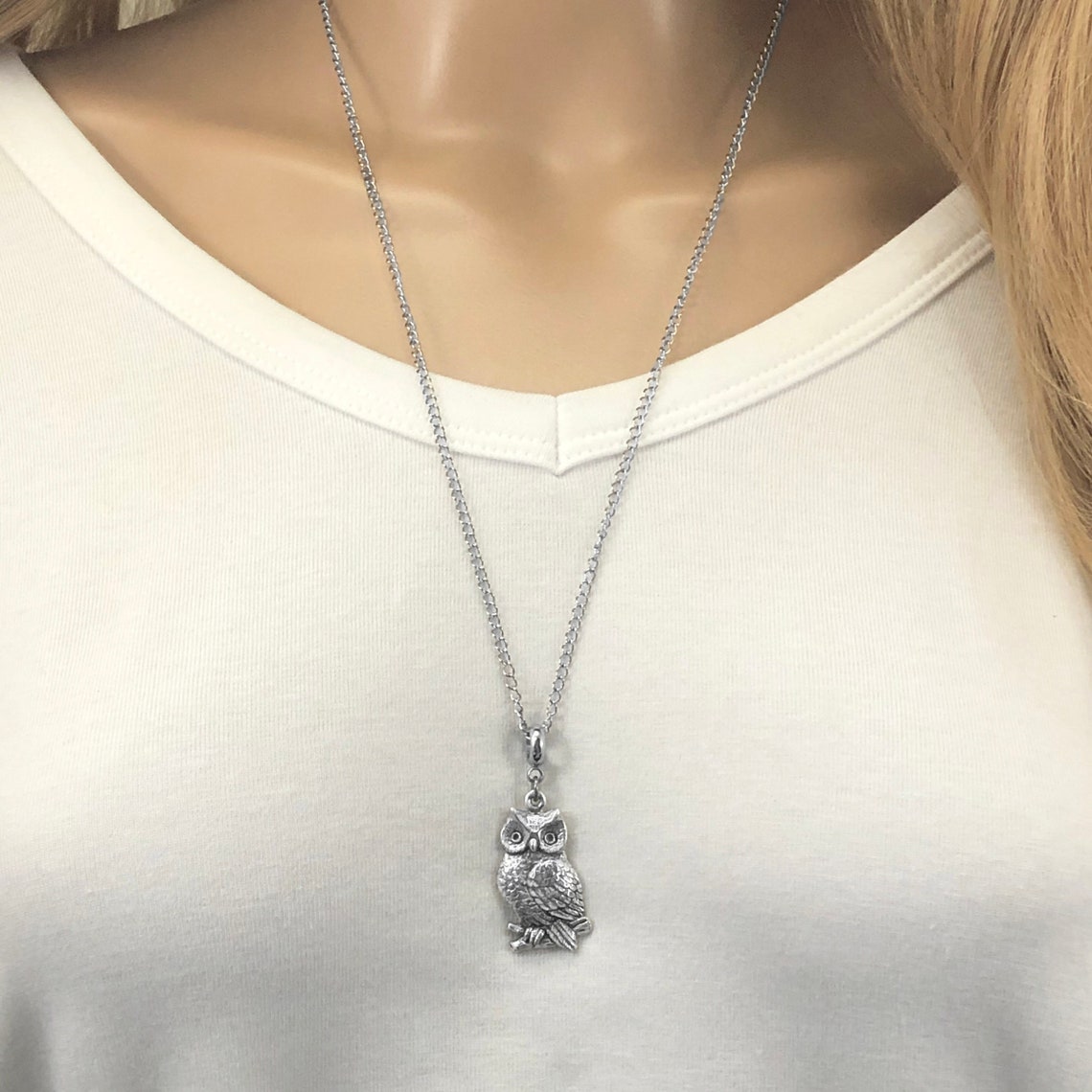 Owl Long Necklace - Image 2